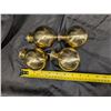 Image 2 : (4) Brass or Brass Plated Balls