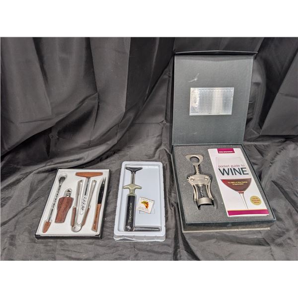 Bar/Wine Tools, Housed in original Cases