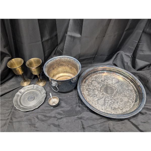 Lot of E.P. Brass/Copper Vintage Items