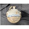 Image 1 : Stoneware Flask Design w/ Rope To Carry/Hang
