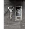 Image 1 : Tiki Design Bottle Opener w/ Real Leather Bottle Opener