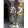 Image 2 : E.P. Brass Vintage Ice Bucket w/ Lion Mouth Holding Handle