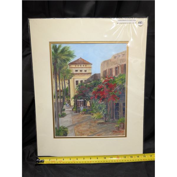 Bougainvillea Blossoms Oil Painting by Diana Crow 20"x16"