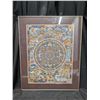 Image 1 : Possible Buddha Inspired Art Pattern Framed 28"x23"