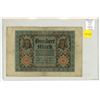 Image 1 : Germany -Weimar Republic. 1920 100 Mark. Fine.
