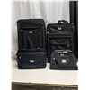 Image 1 : " 4 piece black travel suitcase set" air canada w/ locks and keys