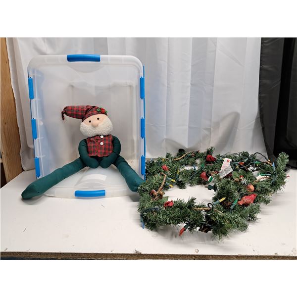 " christmas décor/container'' garland 94" long