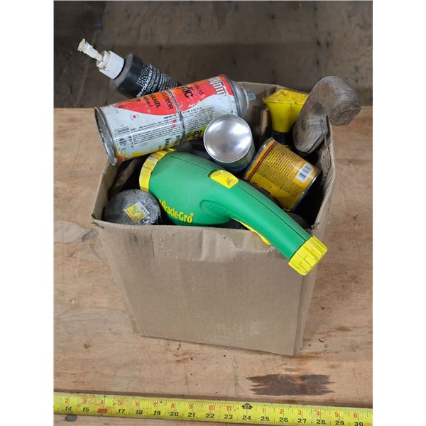 Shop sprays and cleaners