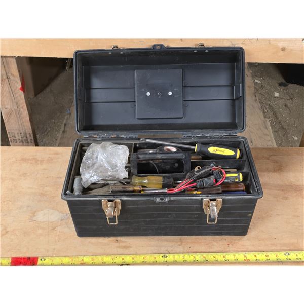 Tool box with wrenches and misc tools