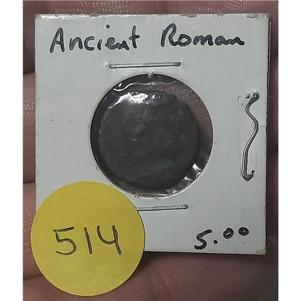 Ancient Roman copper coin. Unknown emperor. Poor.