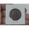 Image 2 : Lower Canada 1837 Half Penny Pre-Confederation Token. Banque du Peuple on ribbon. V in line. LC-8C1.