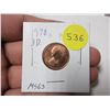 Image 1 : 1978 Double Date Canadian Small Cent. MS63 Red.