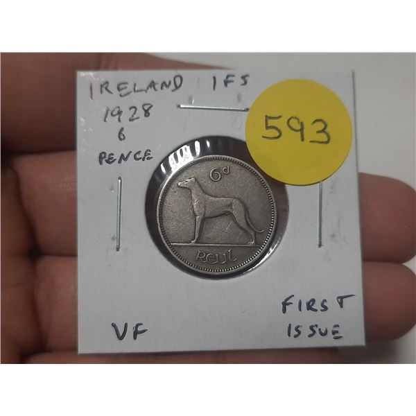Ireland (Irish Free State). 1928 1 Penny. The first issue of the independent country. VF.