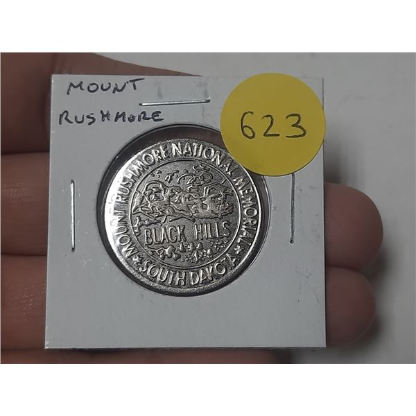 Mount Rushmore Black Hills South Dakota medal.