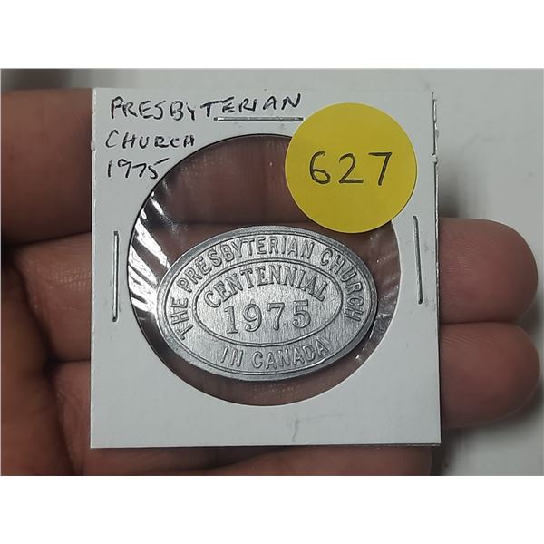 1975 Presbyterian Church in Canada Token. Issued on the 100th Anniversary of the church in Canada. T