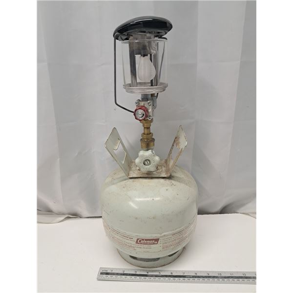"coleman propane camping lamp"