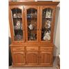 Image 1 : China Cabinet (2) Parts (Top-42"x53"x15") and (Bottom-32"x53"x15")