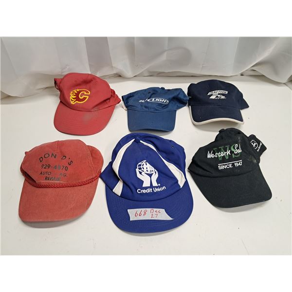 "6 ball caps" assorted