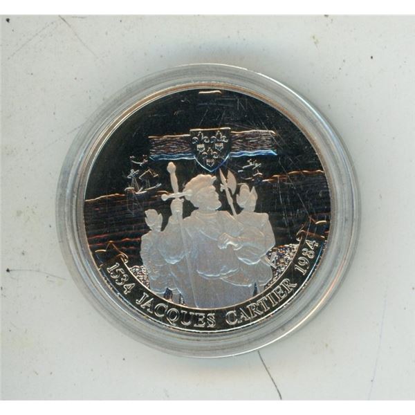 1984 Canadian $1 Jacques Cartier 450th Anniversary Commemorative Coin.