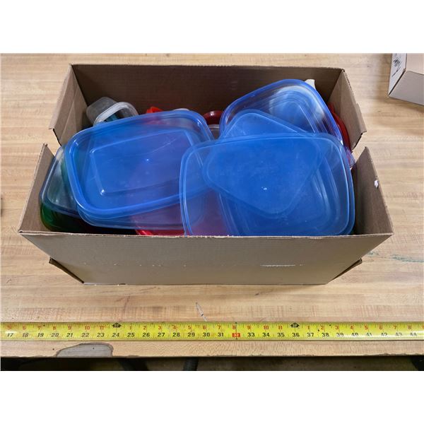 Lot of various tubber ware