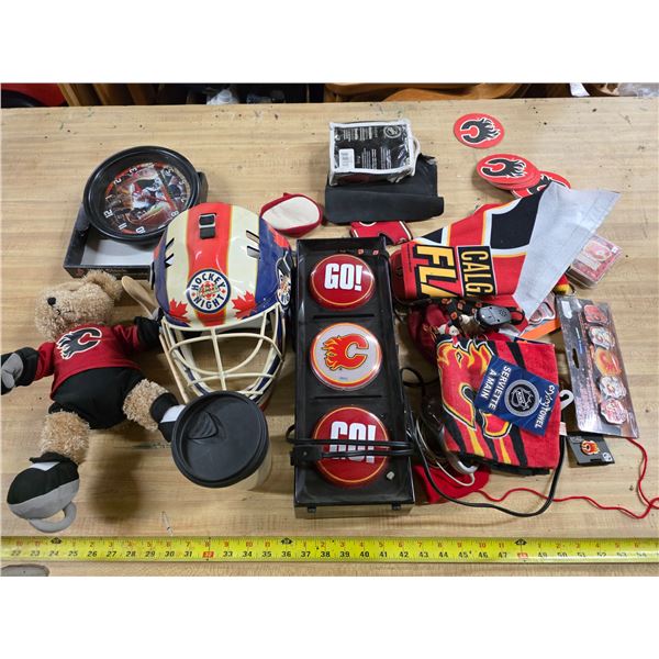 Lot of calgary flames items
