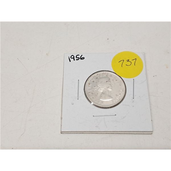 ""1956 canadian twenty five cent"