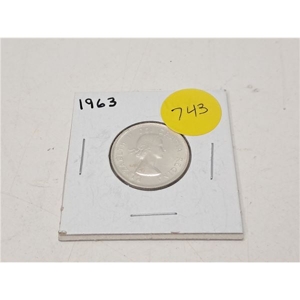 "1963 canadian twenty five cent"