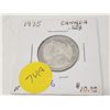 Image 1 : "1935 canadian twenty five cent"