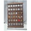 Image 1 : "36 different medals/tokens in a display board"