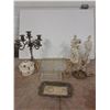 Image 1 : Assorted Décor + Silver Plated "Dish"