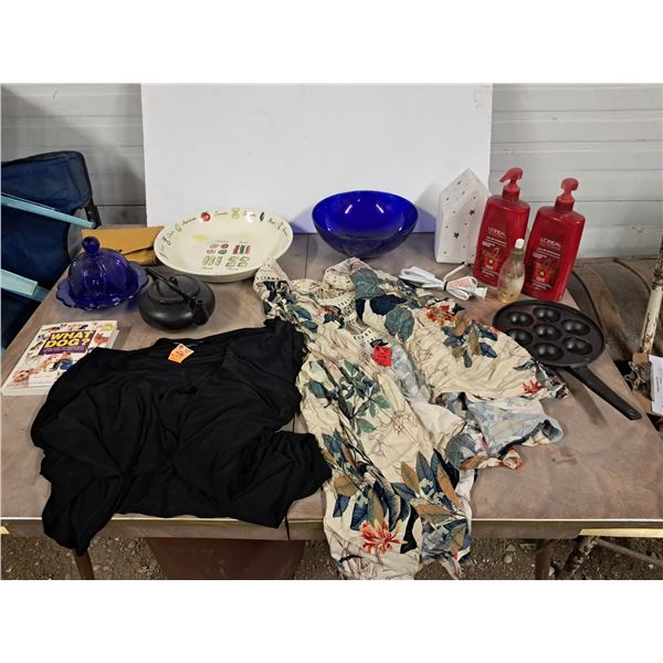 Clothes, Dishes, Cast Iron , Dish Misc.