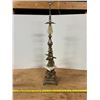 Image 1 : Vintage Ornate Table Lamp (Angel Designs) With Marble Base