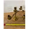 Image 2 : Vintage Brass plated Candle Holders