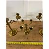 Image 3 : Vintage Brass plated Candle Holders