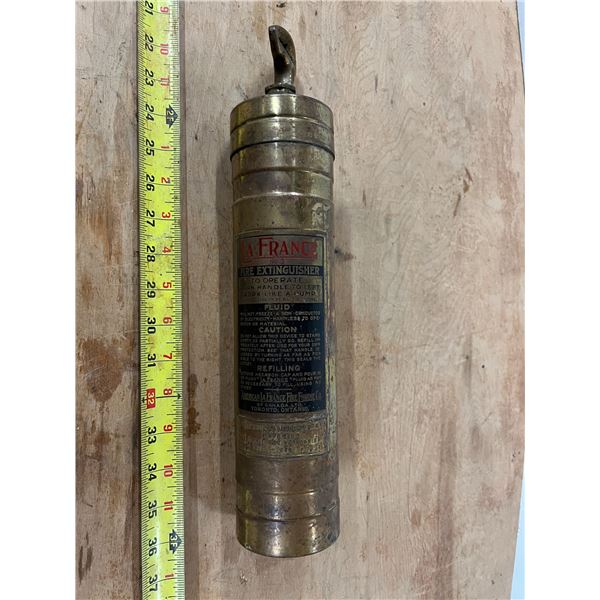 Vintage Fire Extinguisher from France
