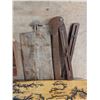 Image 2 : Lot of Wooden Décor (wood basket, mini shelf, boards, etc._