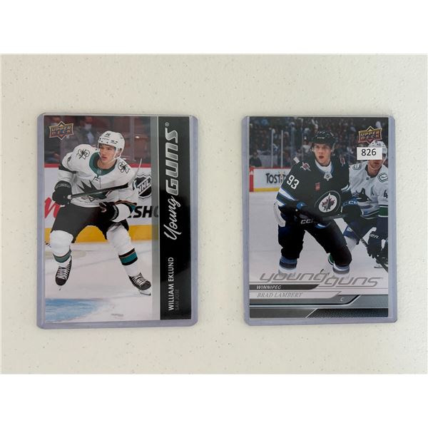 Oversized Young Guns Rookie Cards (2)