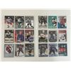 Image 1 : Assorted Rookie Cards - 2 Sheets (18 Hockey Cards)
