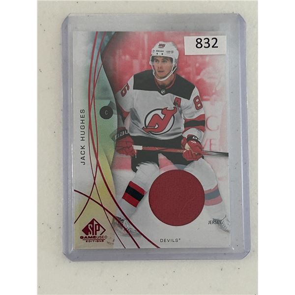 Jack Hughes - Jersey Card