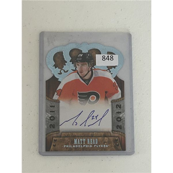 Matt Read - Autographed Hockey Card