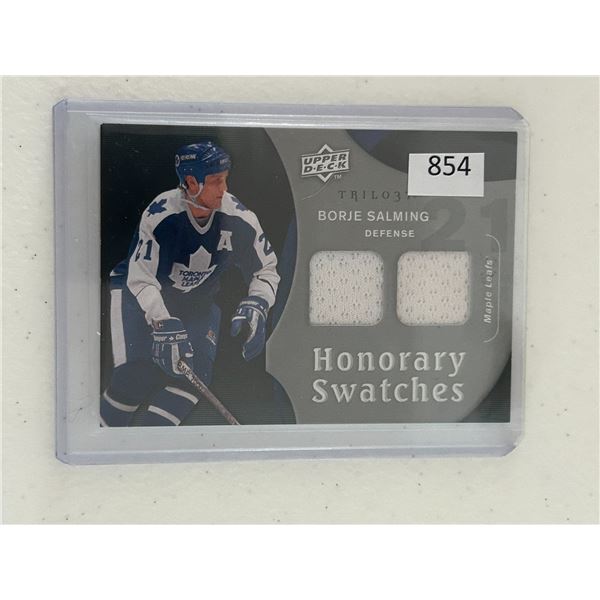 Borje Salming - Jersey Card