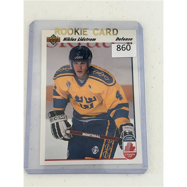 Nicklas Lidstrom - Rookie Card