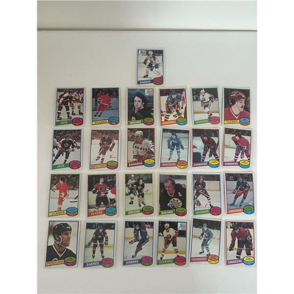 1980-81 OPC Hockey Cards (25)