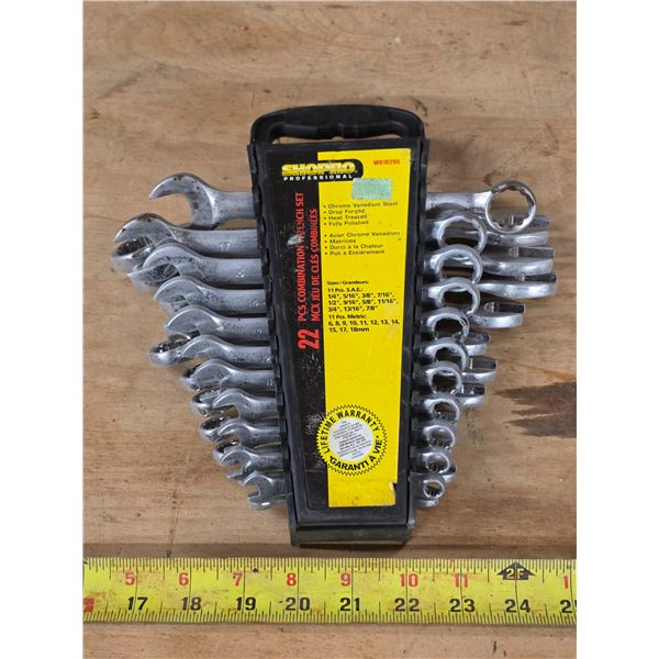 Shop pro 22pcs wrench set