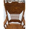 Image 3 : Set of Dinning Room Wood Chairs (2) W/ Arm Rests 45"x22"x18"