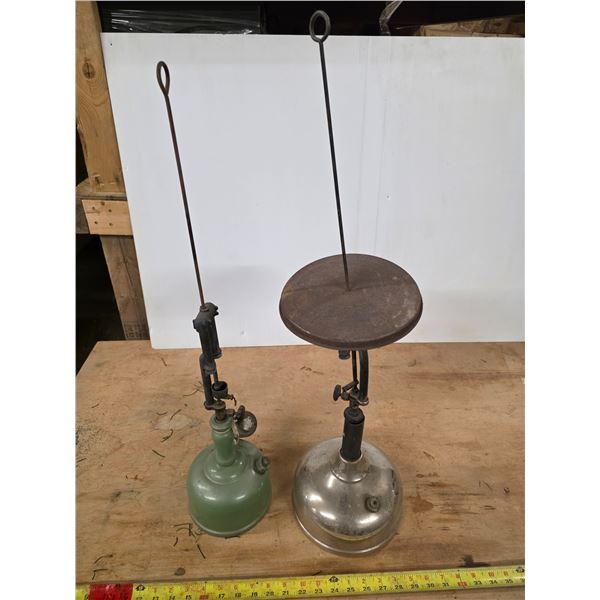 2 oil lamps-for parts