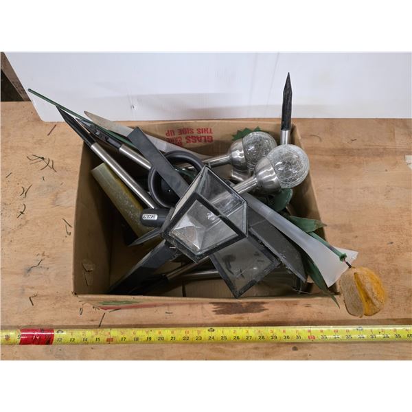 Lot of garden solar lights