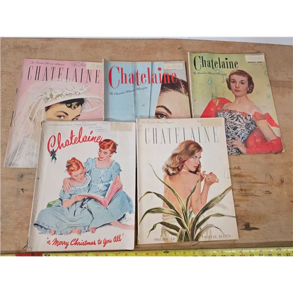Chateline magazines from the 1940's
