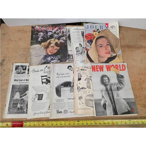 Lot of magazines from the 1940's/1950's