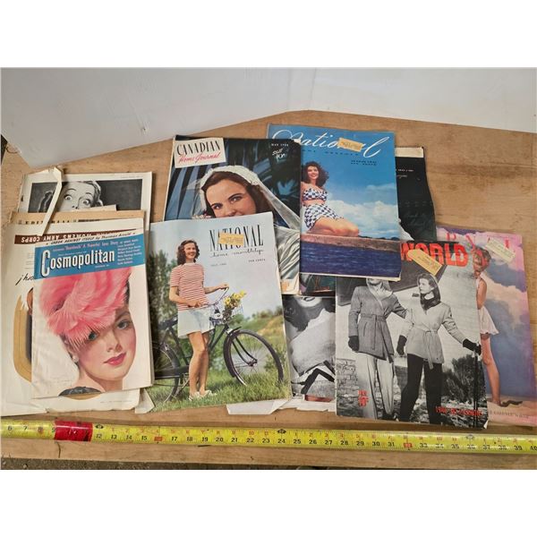 Lot of magazines from the 1940's/1950's